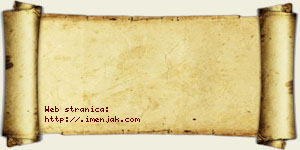 Anita Kalinić vizit kartica